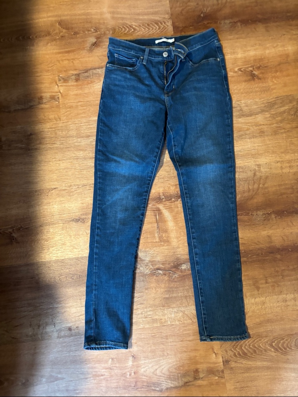 Classic Dark Blue Skinny Jeans for Women